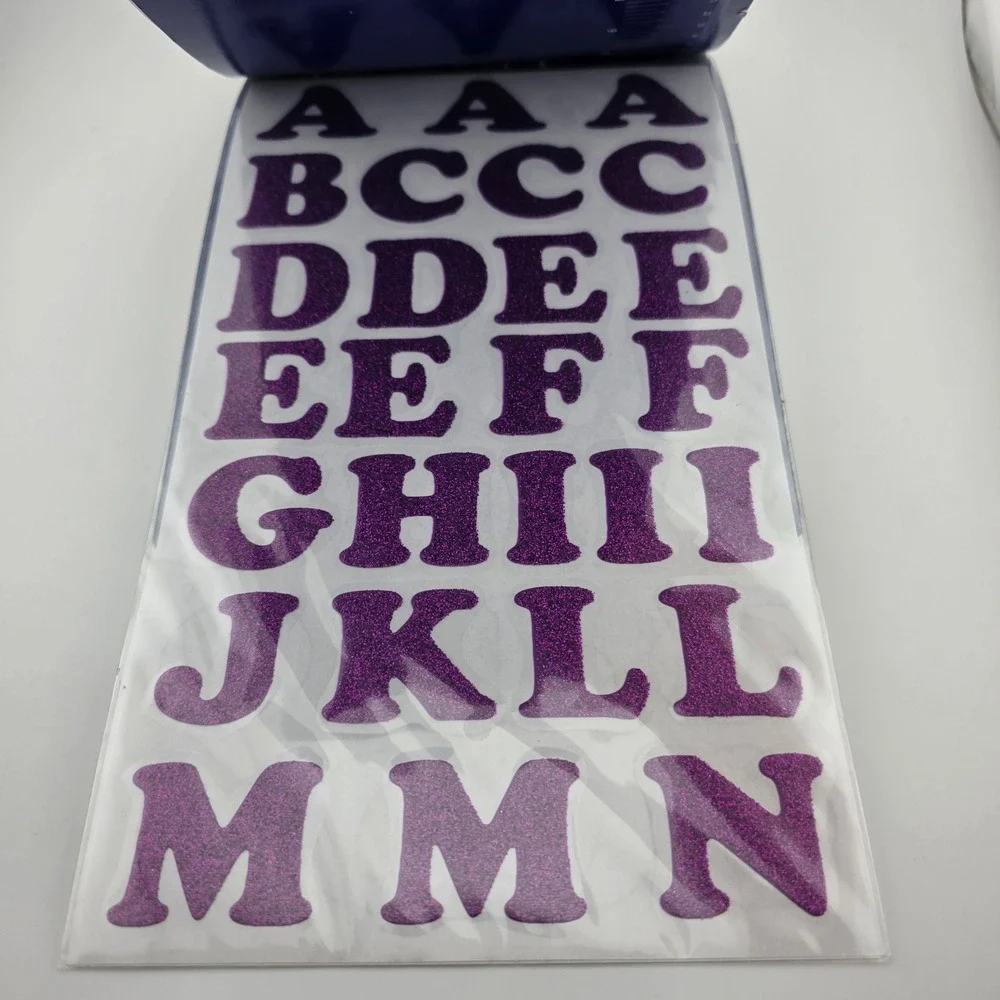 Iron-On HTV Vinyl & Glitter‎ Letter Bundle Hello Hobby Create Out Loud